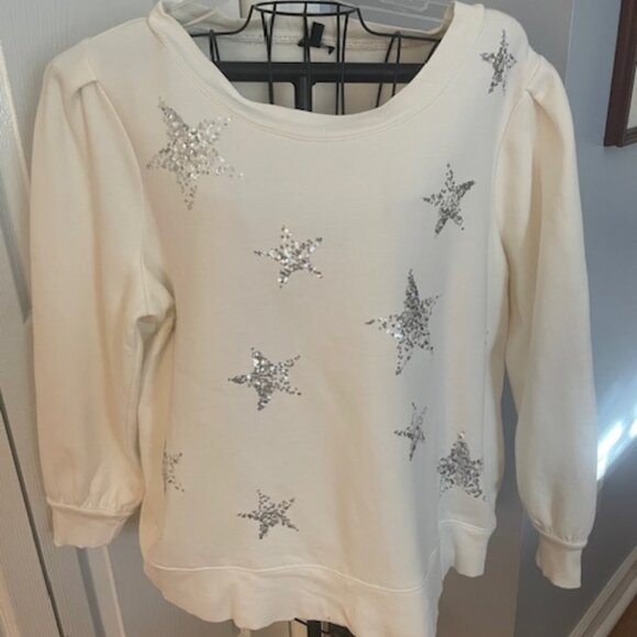 Talbots Sparkly Star Sweater 2X - Picture 1 of 1